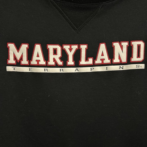 University of Maryland UnderAmour women’s boat neck sweatshirt XL - Picture 2 of 6